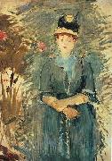 Edouard Manet Jeunne Fille dans les Fleurs oil painting on canvas